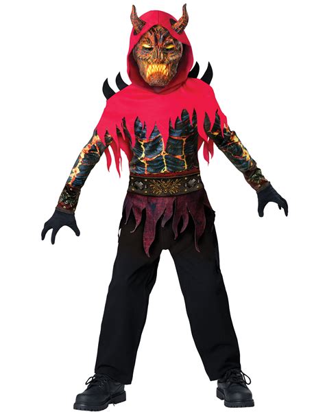 Underworld Demon Fire Red Satan Hell Horror Boys Halloween Costume