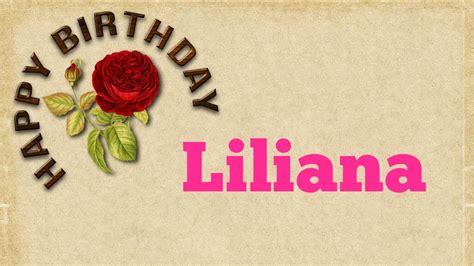 Buon Compleanno Liliana Tanti Auguri A Te Youtube