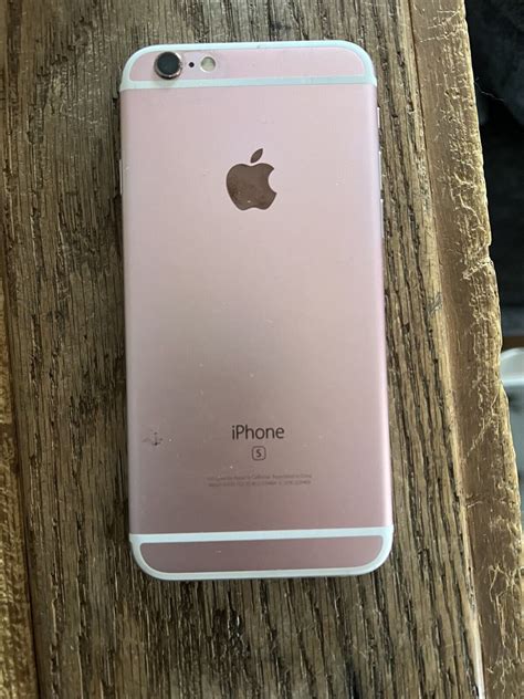Apple Iphone 6s 64gb Rose Gold Atandt A1633 Cdma Gsm