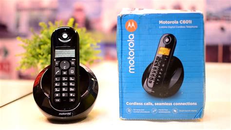 Motorola C601i Cordless Landline Phone Unboxing And Review Youtube