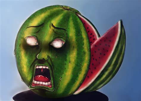 Walter The Watermelon By Food And Art On Deviantart