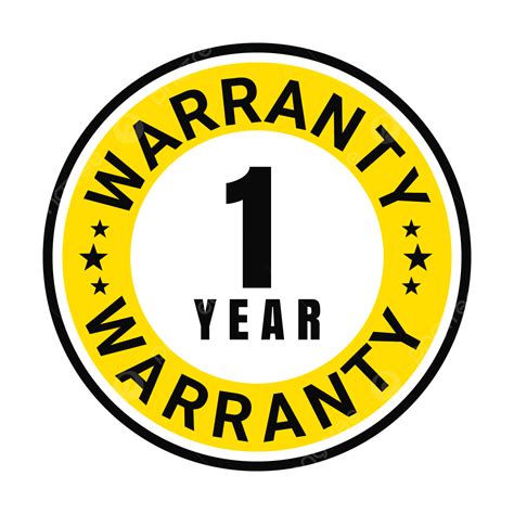 1 Year Warranty Label Png Vector Psd And Clipart With Transparent