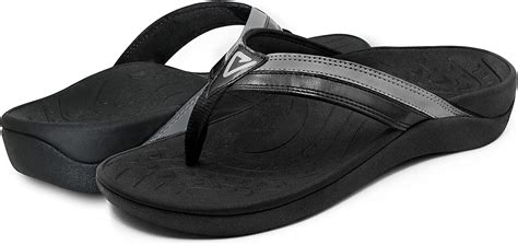v step orthotic flip flops wide width women s and men s thong sandals with arch support for