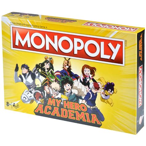 Monopoly My Hero Academia Купить настольную игру в магазинах Мосигра