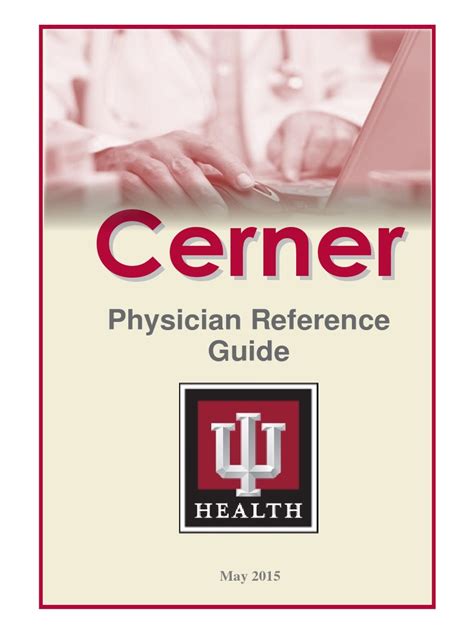Cerner Physician Reference Guide Electronic Health