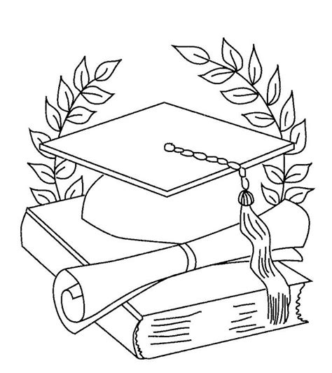 Imagenes De Graduación De Preescolar Para Colorear Graduation Drawing