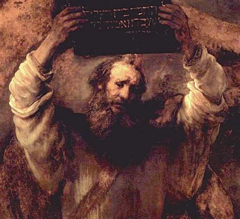 Rembrandt In Berlin Moses Breaking The Tablets Of The Law