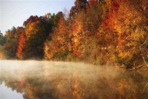 Autumn Mist 4 Photograph By Alan Hausenflock