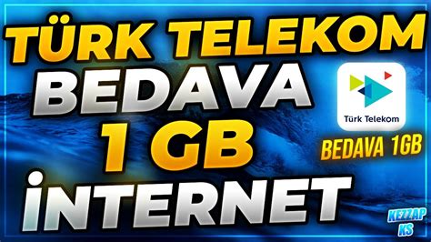 Türk Telekom Hediye 1GB İnternet Nasıl Alınır YouTube