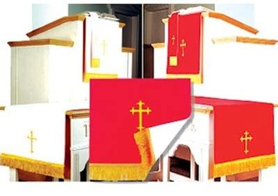 Red/White 3-Piece Reversible Parament Set - Christianbook.com