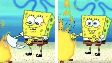 Spongebob Burning Paper Image Gallery Sorted By Favorites Know