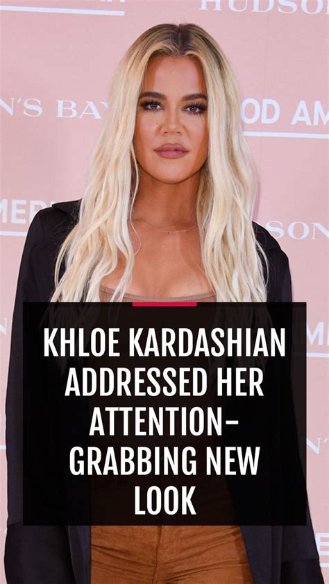 Khloe Kardashian Doesn T Care What You Think She Looks Like