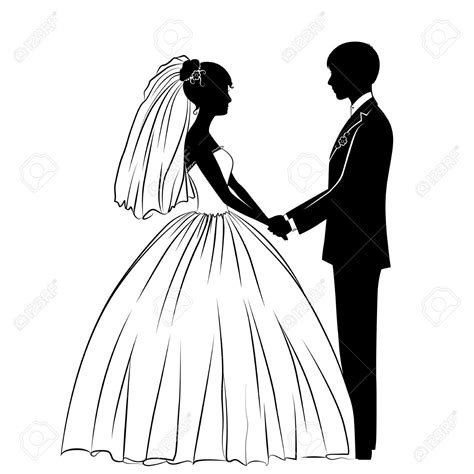 Wedding Couple Stock Vector Illustration And Royalty Free Wedding
