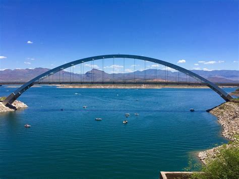 Roosevelt Lake Bridge Roosevelt Lake Arizona 3264 X