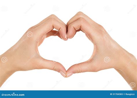 Heart Shaped Hands Stock Photos Image 31704383