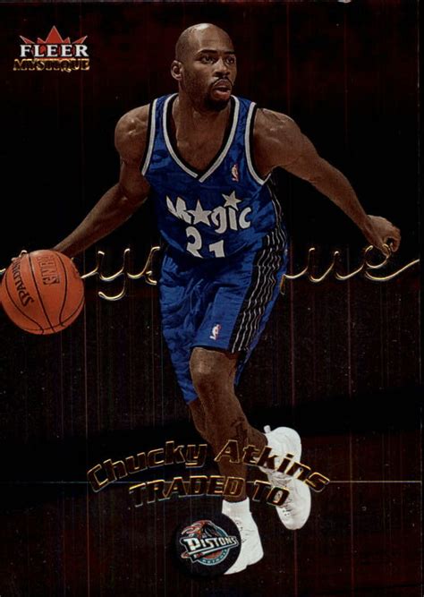 2000 01 Fleer Mystique Basketball 55 Chucky Atkins Ebay