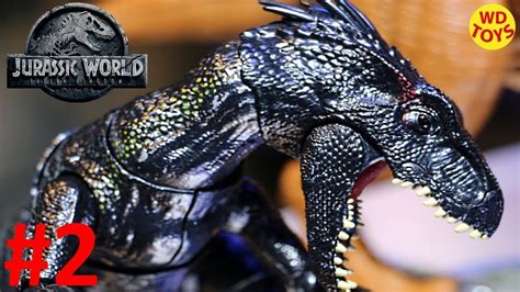Jurassic World Fallen Kingdom Indoraptor Dinosaur Toys Demo 2 Toy Fair 2018 T Rex Mattel Youtube