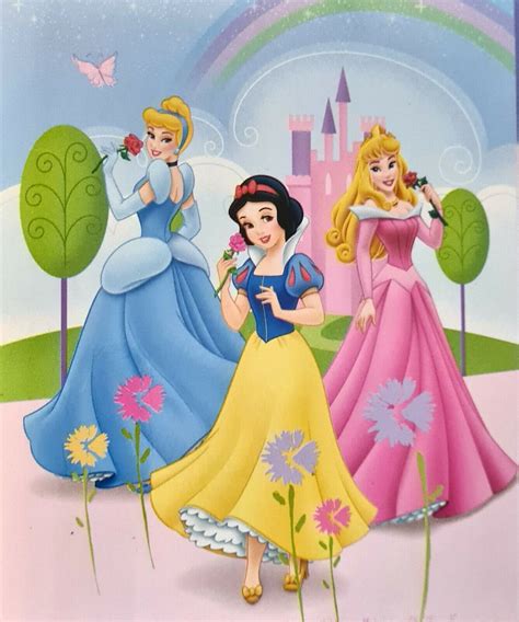 Snow White Sleeping Beauty Cinderella Polar Fleece Throw Blanket