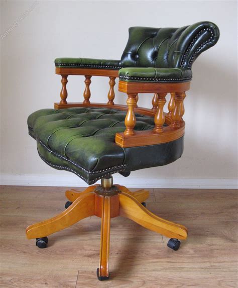 Antiques Atlas - Chesterfield Office Desk Armchair