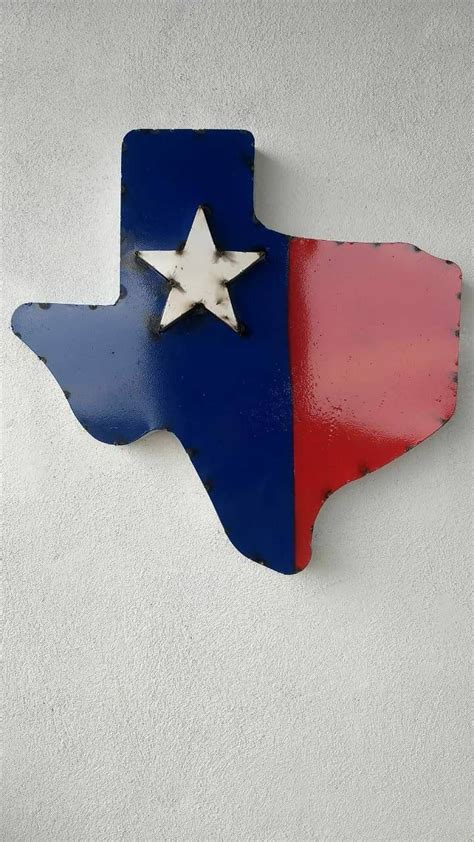 Metal Texas Sign Rustic Texas Sign Texas Metal Texas Flag Etsy