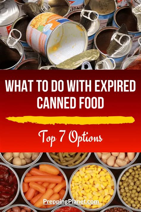 What To Do With Expired Canned Food Top 7 Options Prepping Planet