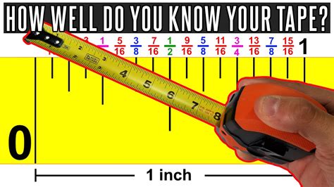Learn How To Read Your Tape Measure Youtube