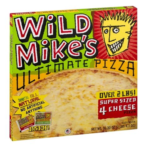 Wild Mikes 4 Cheese Ultimate Super Sized Pizza 3630 Oz