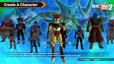 New Cac Cell Race Update Dragon Ball Xenoverse 2 All New Cac Bio