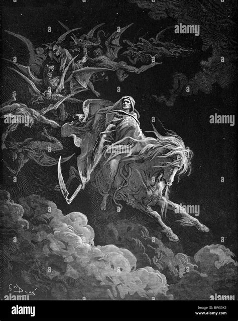 Gustave Doré Die Vision Des Todes Aus Dem Neutestamentlichen Buch Der