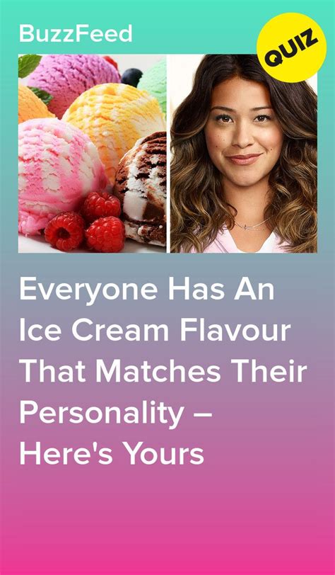 Everyone Has An Ice Cream Flavour That Matches Their Personality Here S Yours Ice Cream