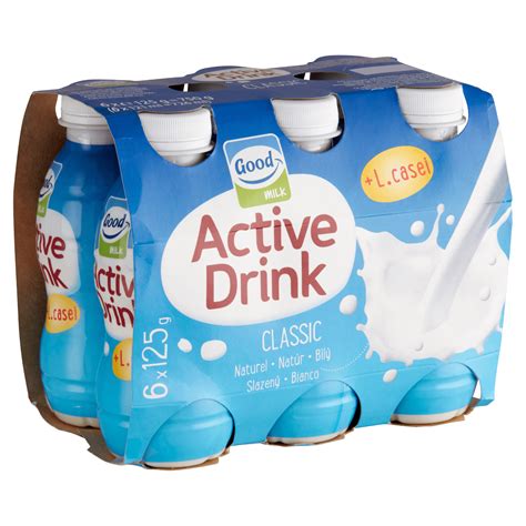 Good Milk Active Drink Classic Natúr Sovány Joghurtital 6 X 125 G