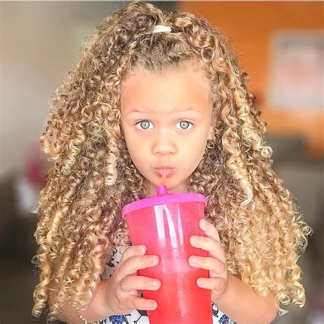 Pin By Marcia Allen On Babies Kids Curls Baby Girl Hairstyles Mixed Kids Hairstyles