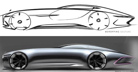 Vision Mercedes Maybach 6 Concept Design Sketch And Render Car Body