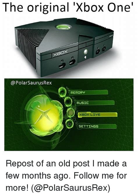 The Original Xbox One Xbox Polar Saurusrex Memor Music Xbox Live