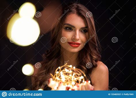 Party Holidays New Year Or Christmas And Celebration Concept Stock Image Image Of