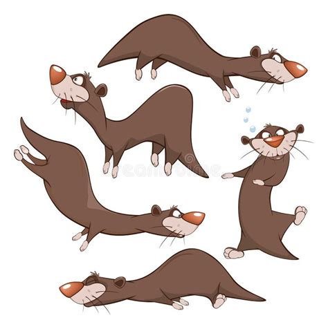 Otters Cartoon Stock Illustrations – 546 Otters Cartoon Stock