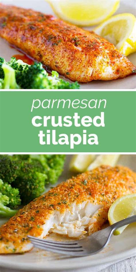 Fast And Easy Parmesan Crusted Tilapia Taste And Tell