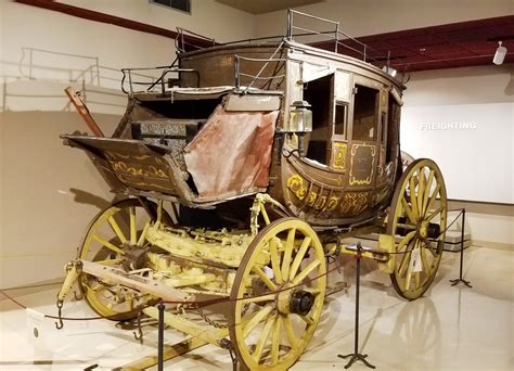 Stagecoach In Transportation Gallery At Arizona History Museum