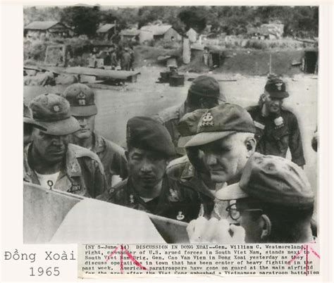 1965 Gen Westmoreland And Gen Cao Van Vien In Dong Xoai Flickr