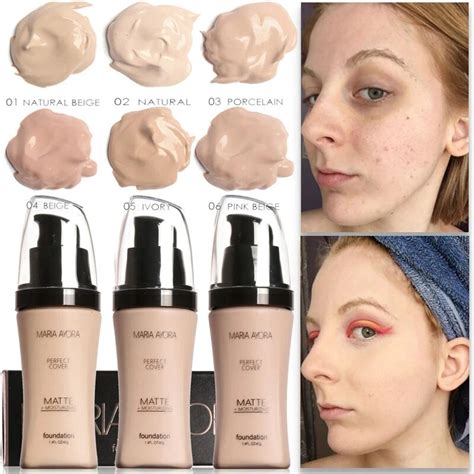 Face Foundation Cream Concealer Brighten Waterproof Full Coverage