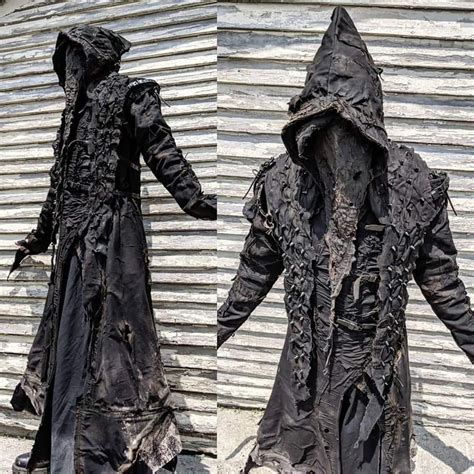 the executioner robe by scenesick post apocalyptic black metal ritual costume stage dark art