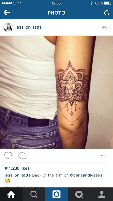 This method may take some time and effort. Back of arm mandala tattoo … | Boho tattoos, Arm tattoo ...