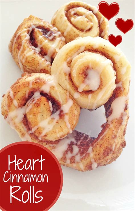 heart shaped cinnamon roll recipe catch my party