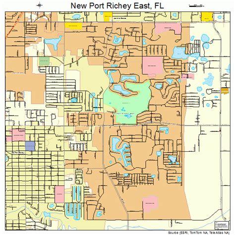 Port Richey Zip Code Map Map