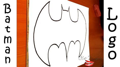 How To Draw Batman Logo Easy Superheroes Logos Draw Easy Stuff But