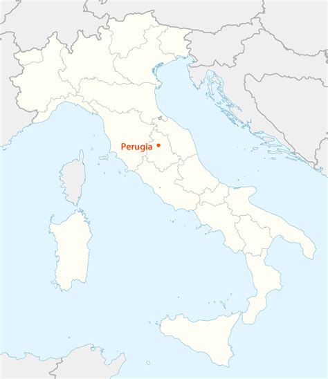 Location Map Of Perugia