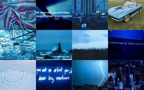 Download Blue White Aesthetic Laptop Wallpaper In By Phutchinson