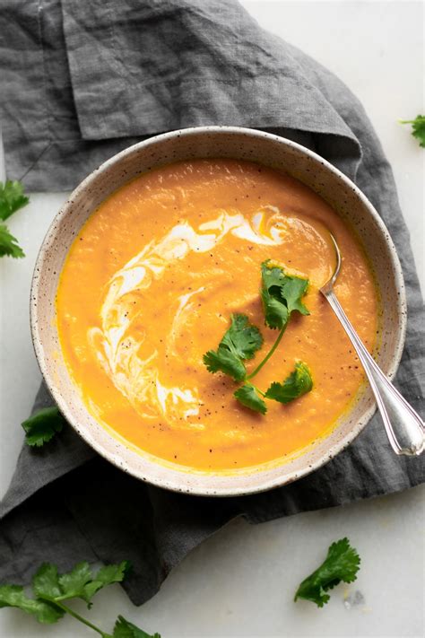 Ginger Carrot Soup Recipe Vegan Carrot Soup Ginger Benefits