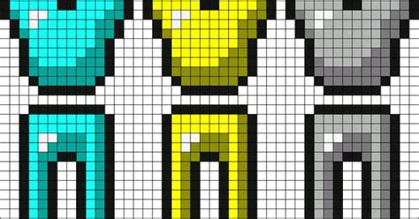 Minecraft Armor perler bead pattern | Minecraft ...