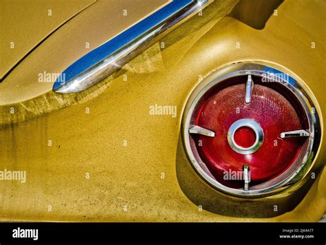 Taillight of old car Stock Photo - Alamy